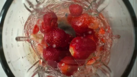 Stock Video Blending Strawberries Top Shot Live Wallpaper For PC - Live Wallpaper