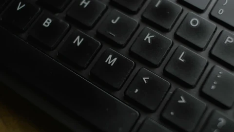 Stock Video Black Keyboard Close Up Live Wallpaper For PC - Live Wallpaper
