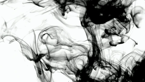 Stock Video Black Ink Swirls On A White Background Live Wallpaper For PC - On Wallpaper