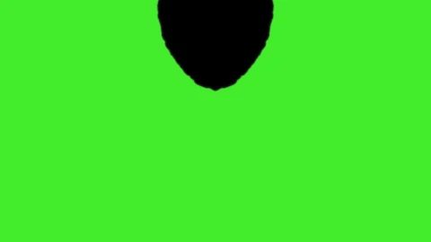 Stock Video Black Ink Covering A Green Screen Live Wallpaper For PC - Live Wallpaper
