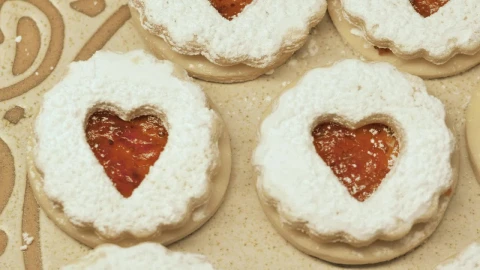 Stock Video Biscuits Sprinkled With Sugar Glass Live Wallpaper For PC - Live Wallpaper