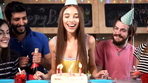 Stock Video Birthday Party With Friends Live Wallpaper For PC - Live Wallpaper