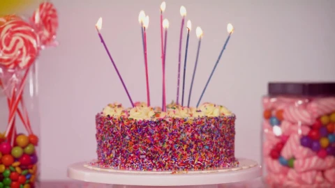 Stock Video Birthday Confetti Logo Live Wallpaper For PC - Live Wallpaper
