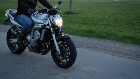 Stock Video Biker Driving In The Countryside Live Wallpaper For PC - Live Wallpaper