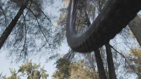 Stock Video Bike Tour Passing Over The Camera Live Wallpaper For PC - Live Wallpaper