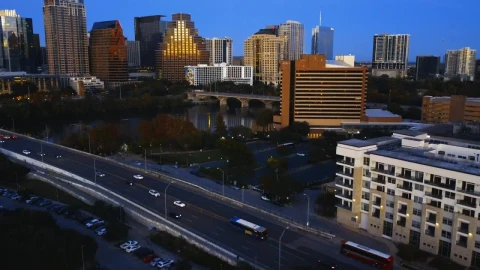 Stock Video Big City In An Aerial Shot Live Wallpaper For PC - Live Wallpaper