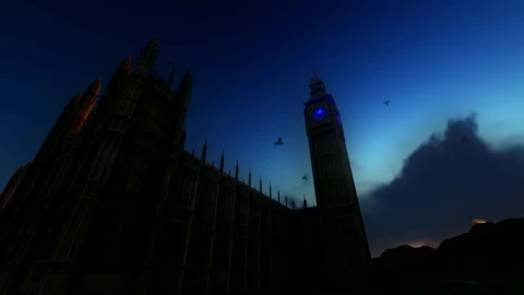 Stock Video Big Ben At Night Seen From Below Live Wallpaper For PC - Live Wallpaper