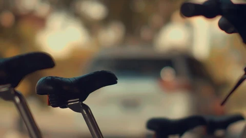 Stock Video Bicycle Parking In The Street Live Wallpaper For PC - Live Wallpaper