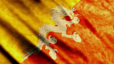Stock Video Bhutan Flag Live Wallpaper For PC - Live Wallpaper