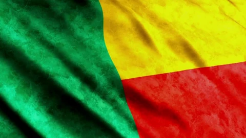 Stock Video Benin Flag In d Animation While Is Waving By The Live Wallpaper For PC - Live Wallpaper