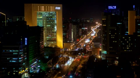 Stock Video Beijing Cityscape With Traffic On The Street Live Wallpaper For PC - Live Wallpaper