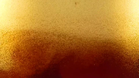 Stock Video Beer Foam Forming In A Glass Seen From Close Up Live Wallpaper For PC - Live Wallpaper