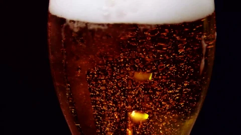 Stock Video Beer Bubbles In A Glass Live Wallpaper For PC - Live Wallpaper