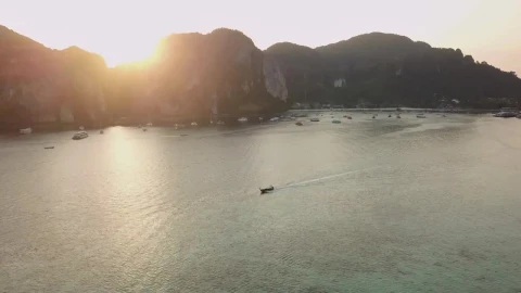 Stock Video Beautiful Sunset In A Bay Live Wallpaper For PC - Live Wallpaper
