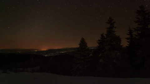Stock Video Beautiful Sunrise During A Cold Winter In Nature Live Wallpaper For PC - Live Wallpaper