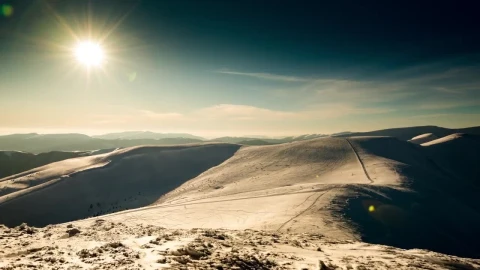 Stock Video Beautiful Sundown In The Mountains Time Lapse Live Wallpaper For PC - Live Wallpaper