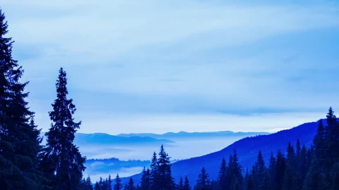 Stock Video Beautiful Skyline Landscape In The Mountains Live Wallpaper For PC - Live Wallpaper