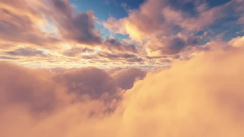 Stock Video Beautiful Shot Of A Cloudy Sky Flying Through Them Live Wallpaper For PC - Birds of prey Wallpaper