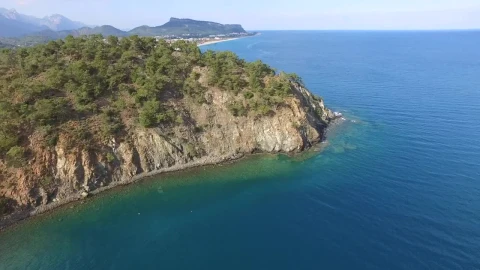 Stock Video Beautiful Sea And Beach Near The City Live Wallpaper For PC - Live Wallpaper