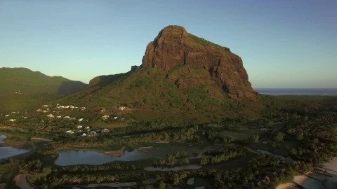Stock Video Beautiful Rock Formation In Mauritius Live Wallpaper For PC - Live Wallpaper