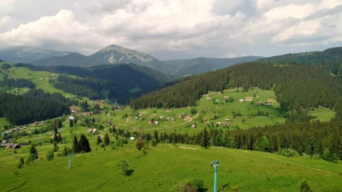 Stock Video Beautiful Mountain Village Live Wallpaper For PC - Live Wallpaper