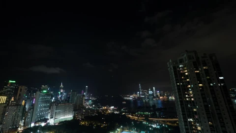 Stock Video Beautiful Lights Throughout Hong Kong Live Wallpaper For PC - Live Wallpaper