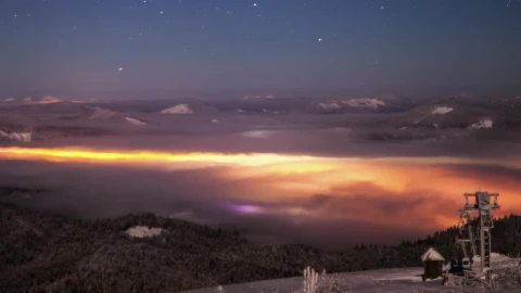 Stock Video Beautiful Landscape Of The Milky Way In Nature Live Wallpaper For PC - Birds of prey Wallpaper
