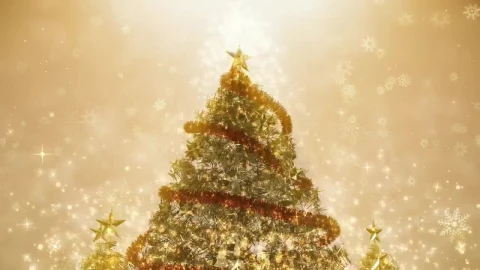 Stock Video Beautiful Giant Christmas Tree Spinning d Render Live Wallpaper For PC - Live Wallpaper