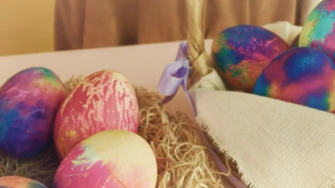 Stock Video Beautiful Easter Eggs Live Wallpaper For PC - Live Wallpaper