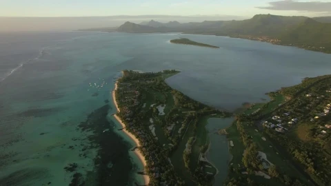 Stock Video Beautiful Coastal Mountains In Mauritius Live Wallpaper For PC - Live Wallpaper