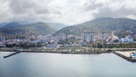 Video Stock Clouds Above Mountains And The Ocean Live Wallpaper For PC - Live Wallpaper