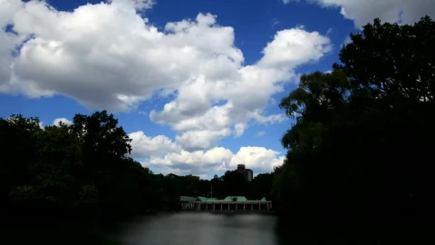 Video Stock Clouds Above Central Park Live Wallpaper For PC - Live Wallpaper