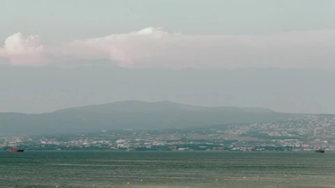 Video Stock Clouds Above A Coastal Down As The Sun Goes Down Live Wallpaper For PC - Live Wallpaper