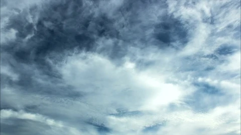 Video Stock Cloud Layers Against A Dark Blue Sky Live Wallpaper For PC - Live Wallpaper