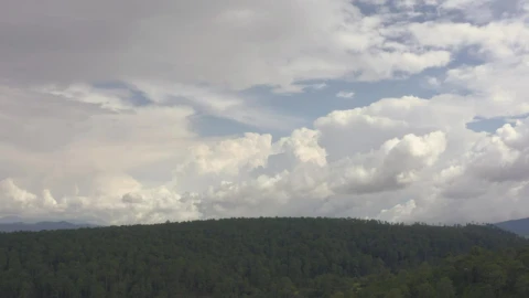Video Stock Cloud Filled Sky Above A Hill Live Wallpaper For PC - Live Wallpaper