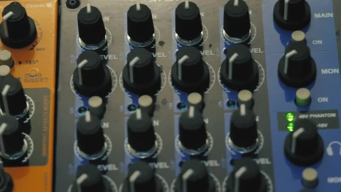 Video Stock Closeup Of A Music Console Live Wallpaper For PC - Birds of prey Wallpaper
