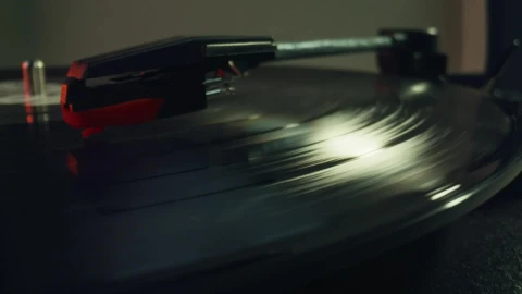 Video Stock Close Up Shot Of A Turntable Playing A Record Live Wallpaper For PC - Of Wallpaper