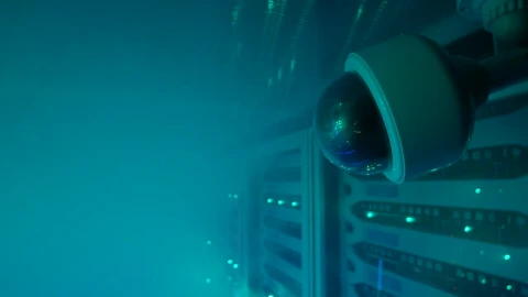 Video Stock Close Up Of Security Camera And Smoke Live Wallpaper For PC - Of Wallpaper