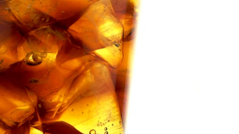 Video Stock Close Up Of A Glass Of Coke With Ice Live Wallpaper For PC - Of Wallpaper
