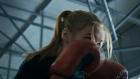 Video Stock Close Up Of A Boxing Woman Training Live Wallpaper For PC - Of Wallpaper