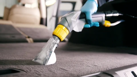 Video Stock Cleaning A Car Carpet With A Vacuum Cleaner Live Wallpaper For PC animated wallpaper preview