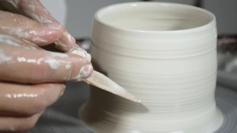 Video Stock Clay Pot Spinning On Pottery Wheel Live Wallpaper For PC - On Wallpaper