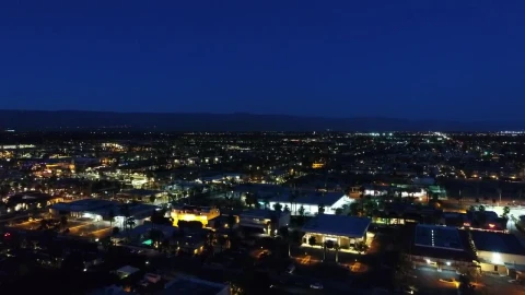 Video Stock City Seen From The Heights At Night Live Wallpaper For PC - The walking dead Wallpaper