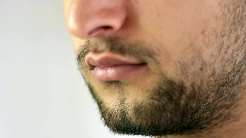 Video Stock Chin Of A Man As He Drinks From A Glass Live Wallpaper For PC - Birds of prey Wallpaper