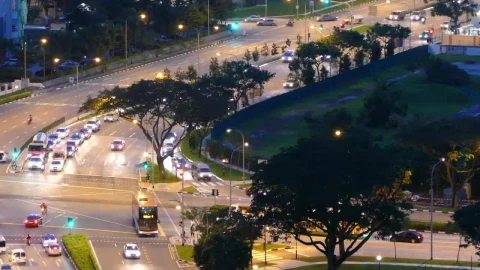 Video Stock Cars In The Traffic Of A Popular Avenue Live Wallpaper For PC - Of Wallpaper