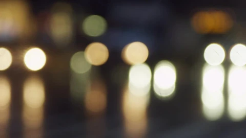 Video Stock Car Lights Blurred Against The Street Live Wallpaper For PC - The walking dead Wallpaper