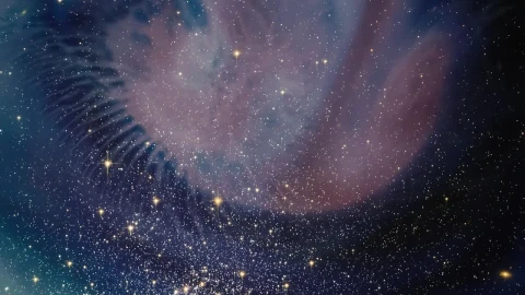 Stock Video Dark Rough Space Of Stars With Abstract Video Superimposed Live Wallpaper For PC - Wallpaper Wallpaper