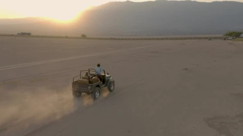 Stock Video Couple Of Friends Touring A Desert By Jeep In An Live Wallpaper For PC - Of Wallpaper