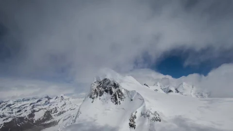 Stock Video Clouds Touching The Tip Of Matterhorn Mountain Live Wallpaper For PC - Of Wallpaper