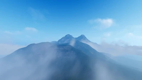 Stock Video Clouds Touching Some Mountains Live Wallpaper For PC - Lo fi girl Wallpaper